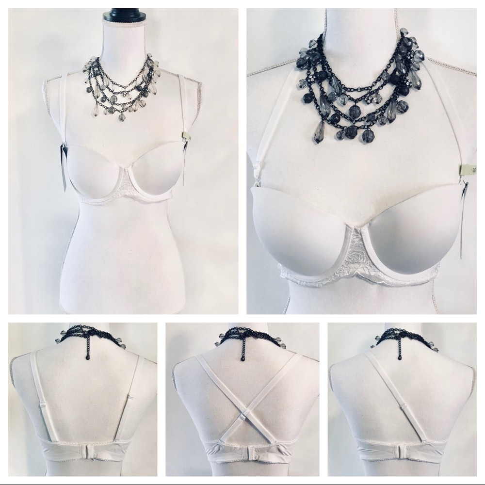 🆕Maidenform White Convertible Strapless Bra